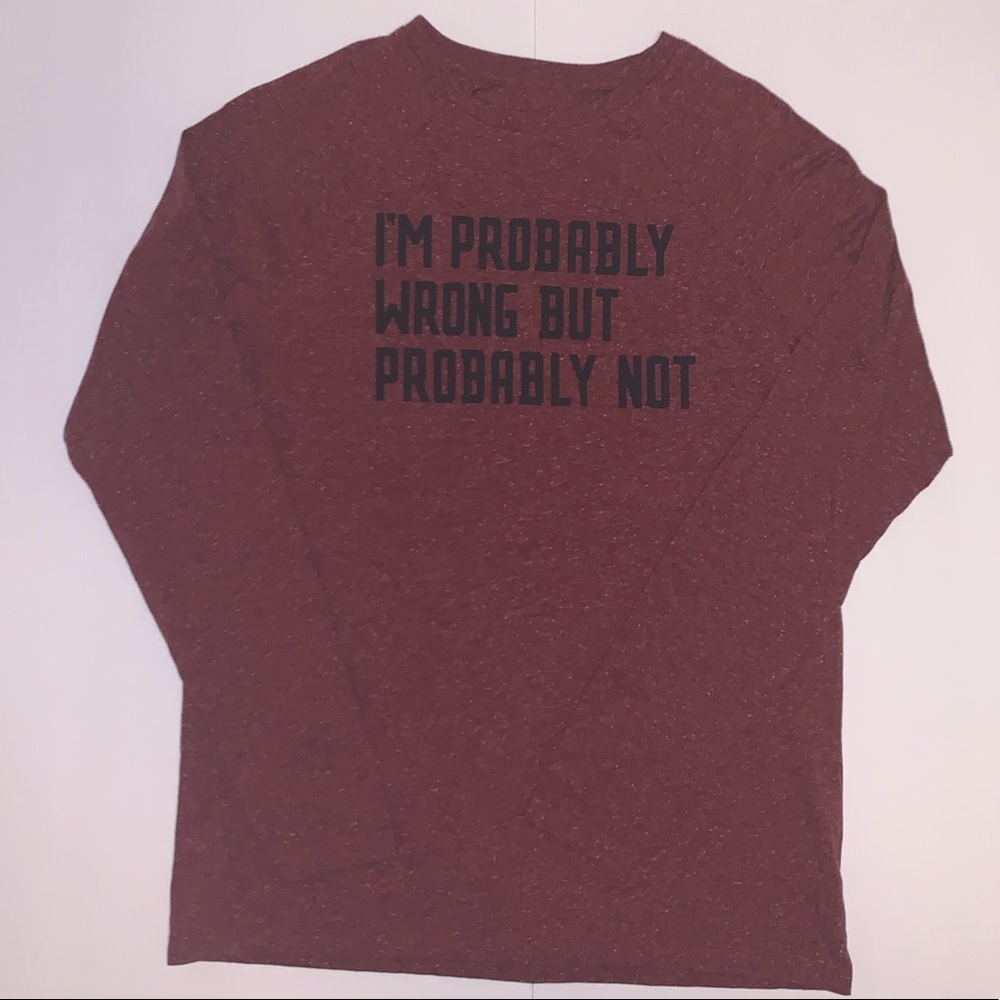 dip long sleeve T-shirt